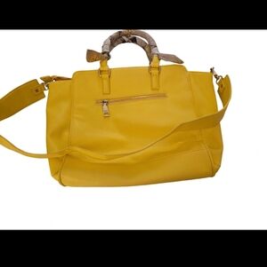 BCBG Yellow Satchel Bag